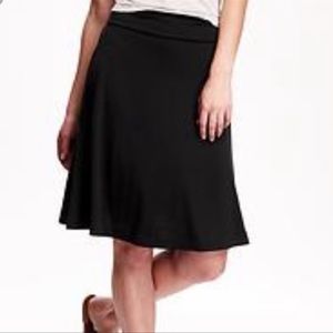 Jersey knit skirt with yoga waist XL